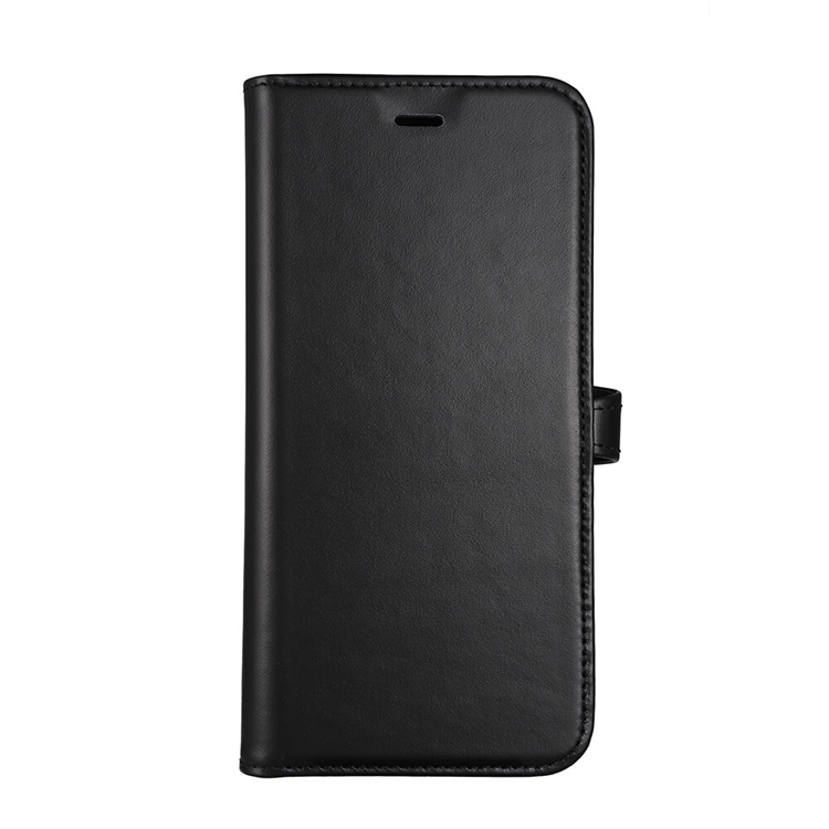 BUFFALO äkta läder Mobilfodral 2in1 Galaxy S21 FE - Svart