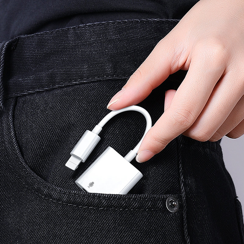 Joyroom - Joyroom Universal Lightning Adapter 3.5 mm minijack - Vit