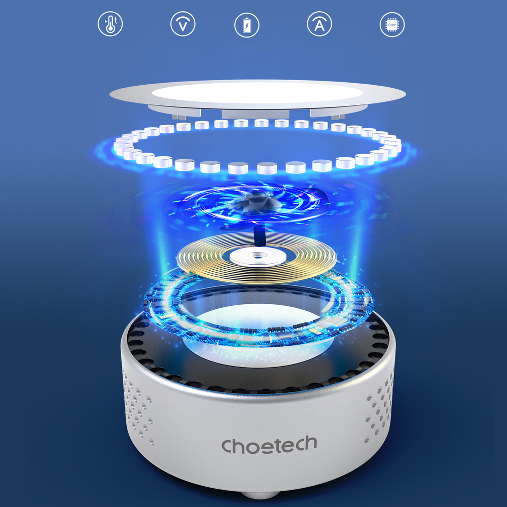 Choetech
Choetech MagSafe Qi Trådlös Laddare 15W , USB-C Kabel - Silver
