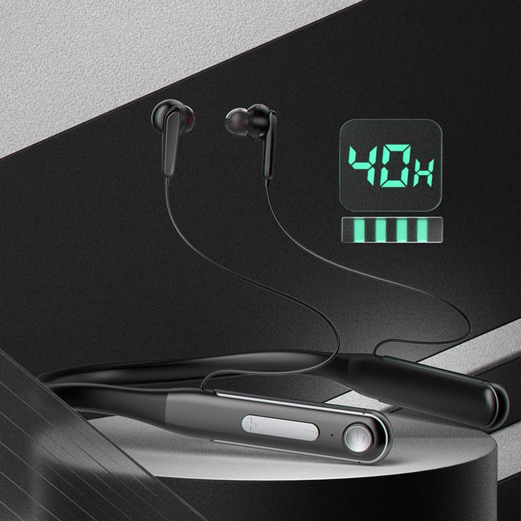 Dudao - Dudao Sport In-Ear Bluetooth Hörlurar Nackband 400mAh - Svart
