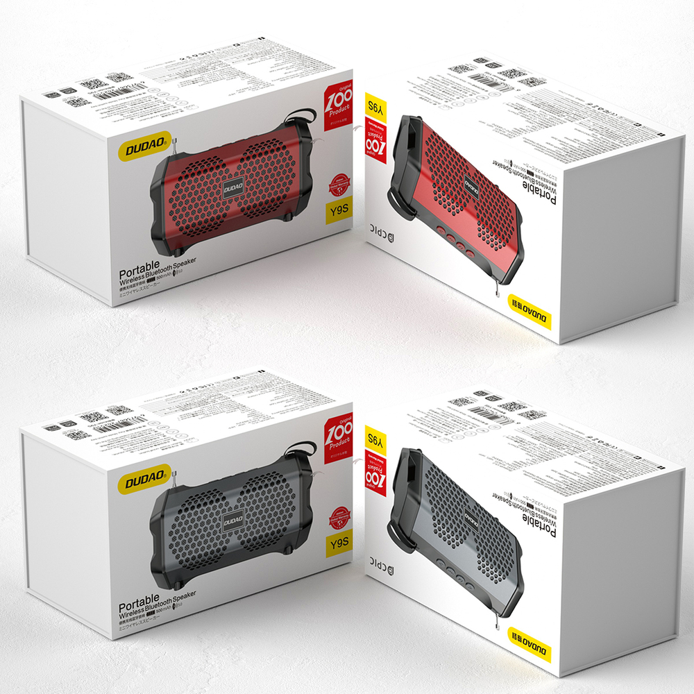 Dudao - Dudao Trådlös Bluetooth 5.0 Högtalare 3W 500mAh Radio - Svart