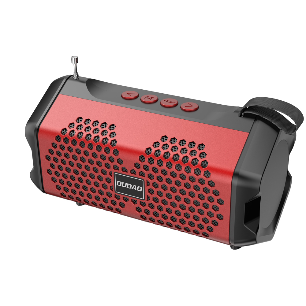 Dudao
Dudao Trådlös Bluetooth 5.0 Högtalare 3W 500mAh Radio - Röd