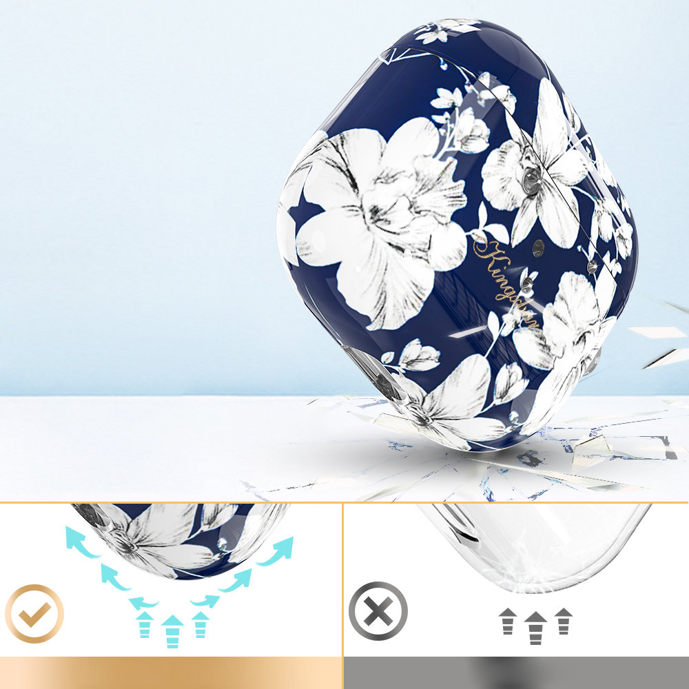 KINGXBAR
Kingxbar Blooming Pods Fodral För AirPods 3 - Svart