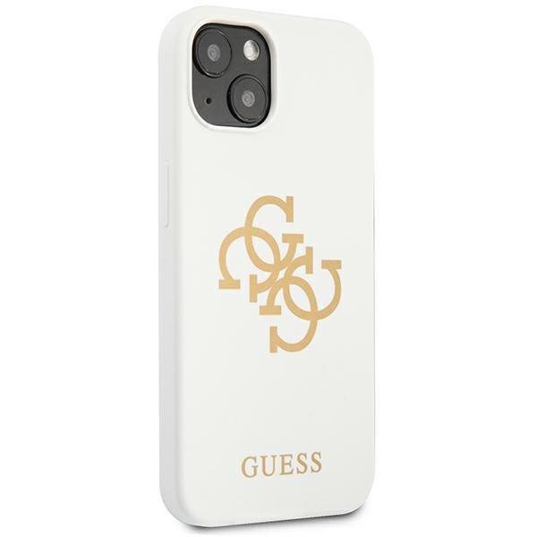Guess Guess Silicone 4G Logo Skal iPhone 13 mini - Vit 