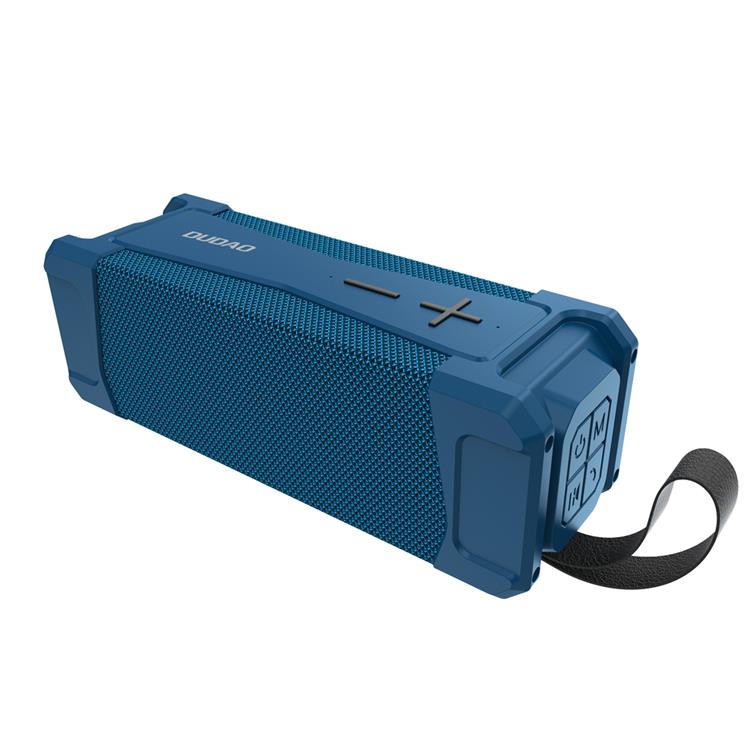 UTGÅTT - Dudao Vattentät IP6 Trådlös Bluetooth 5.0 Högtalare 10W 4000mAh - Blå