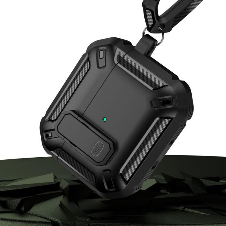 UTGATT1 - Airpods Pro 1/2 Skal X-Carbo - Moro Grå