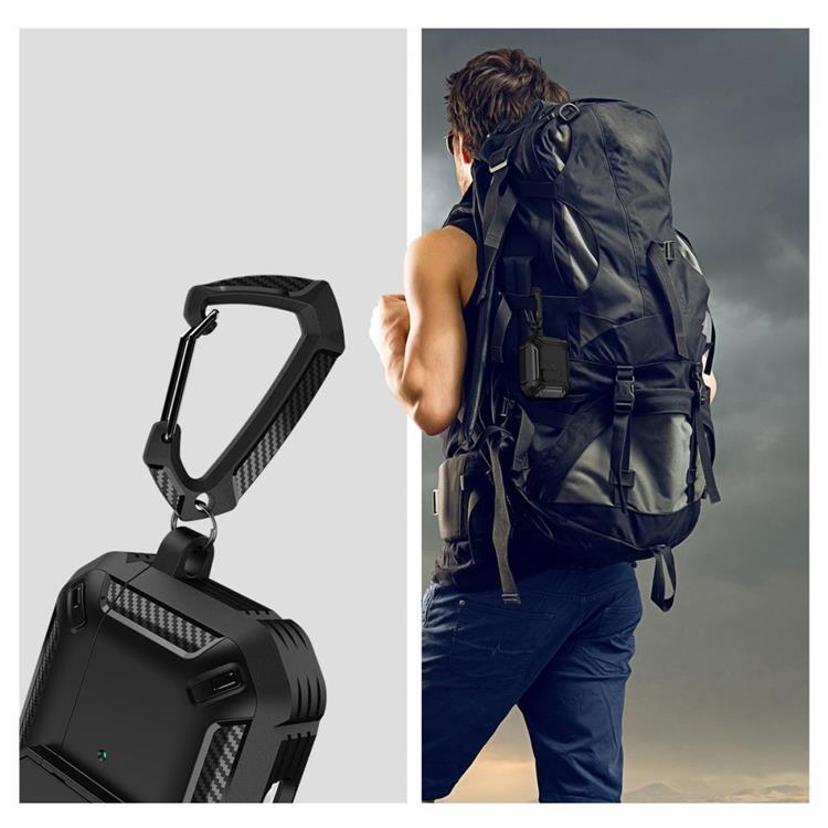UTGATT1 - Airpods Pro 1/2 Skal X-Carbo - Moro Grå