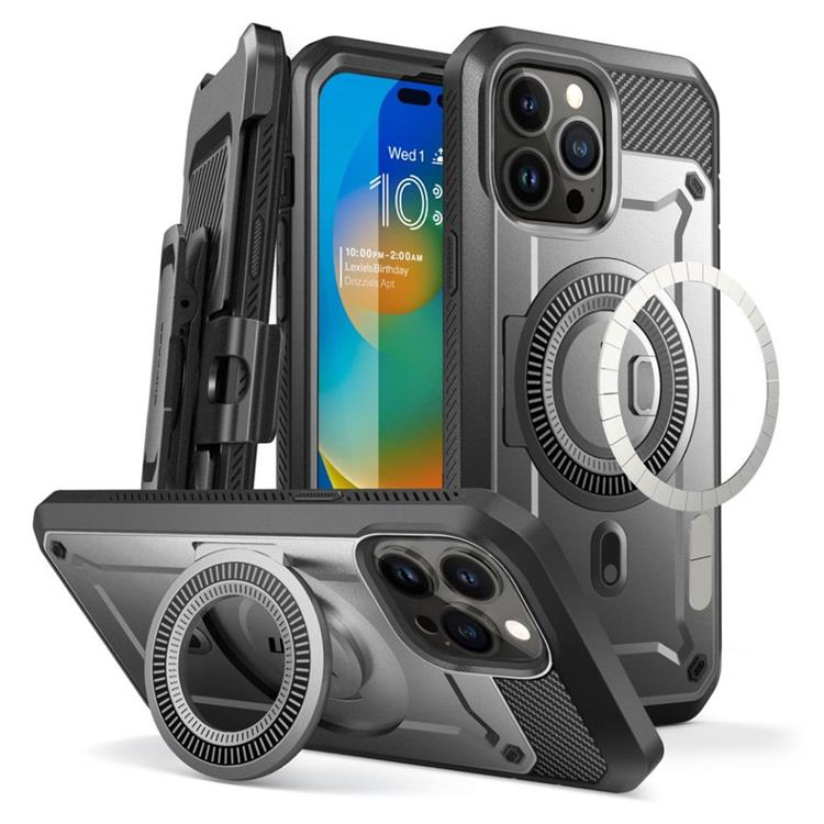 SupCase - SupCase iPhone 14 Pro Max Skal Mag Magsafe UB Pro - Svart