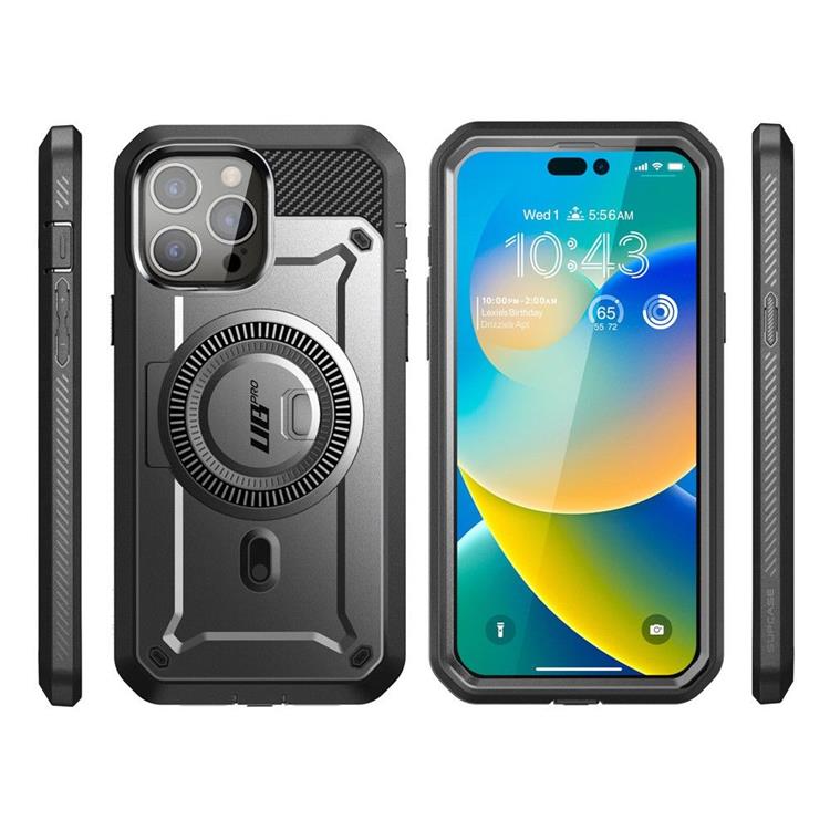 SupCase - SupCase iPhone 14 Pro Max Skal Mag Magsafe UB Pro - Svart