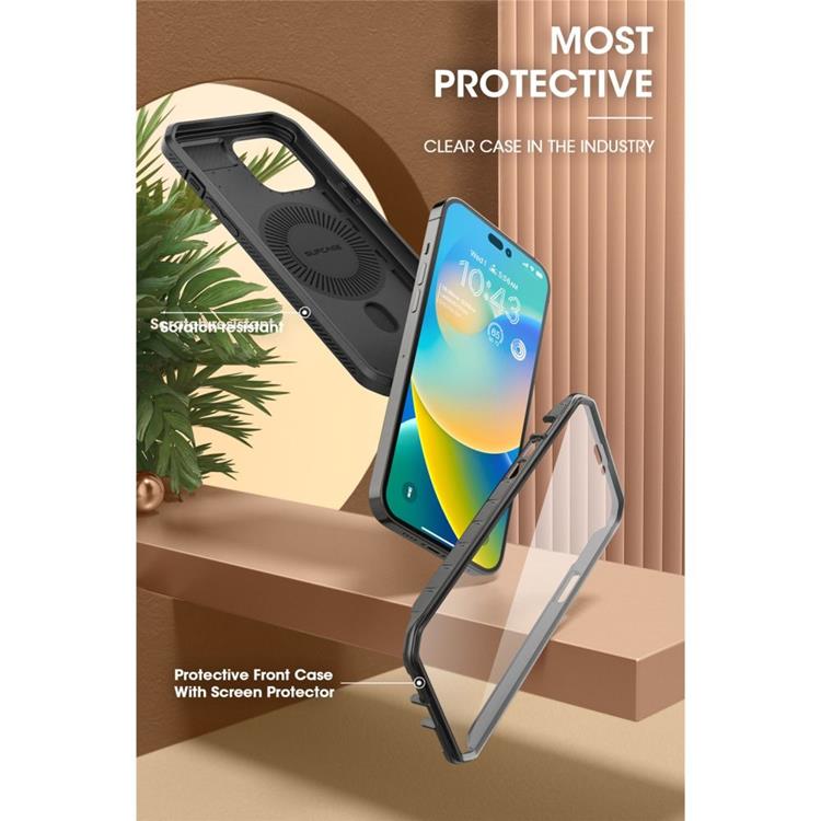 SupCase - SupCase iPhone 14 Pro Max Skal Mag Magsafe UB Pro - Svart