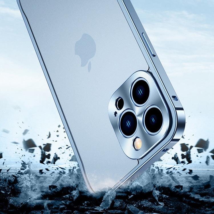 A-One Brand - iPhone 13 Pro Skal Metall Slim - Svart