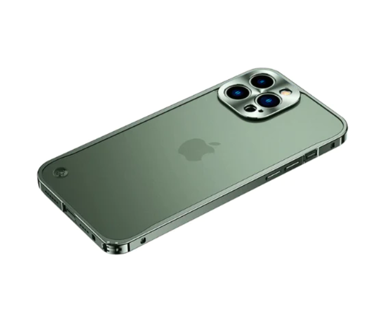A-One Brand - iPhone 13 Skal Metall Slim - Grön