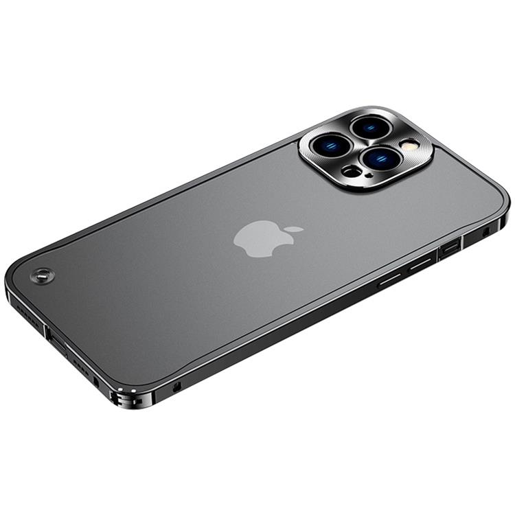 A-One Brand - iPhone 14 Pro Skal Metall Slim - Svart