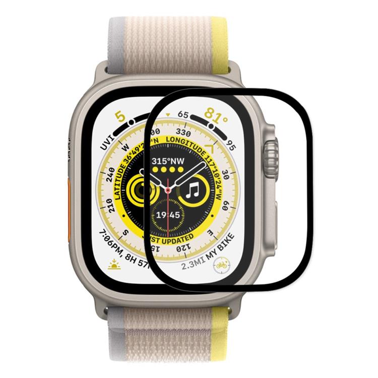 HAT PRINCE - ENKAY HAT PRINCE Apple Watch Ultra (49mm) Härdat glas 9H - Svart