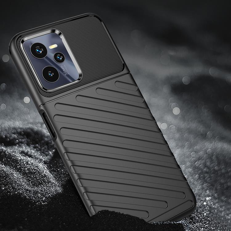 UTGÅTT - Realme C35 Skal Thunder Armored Flexible - Svart
