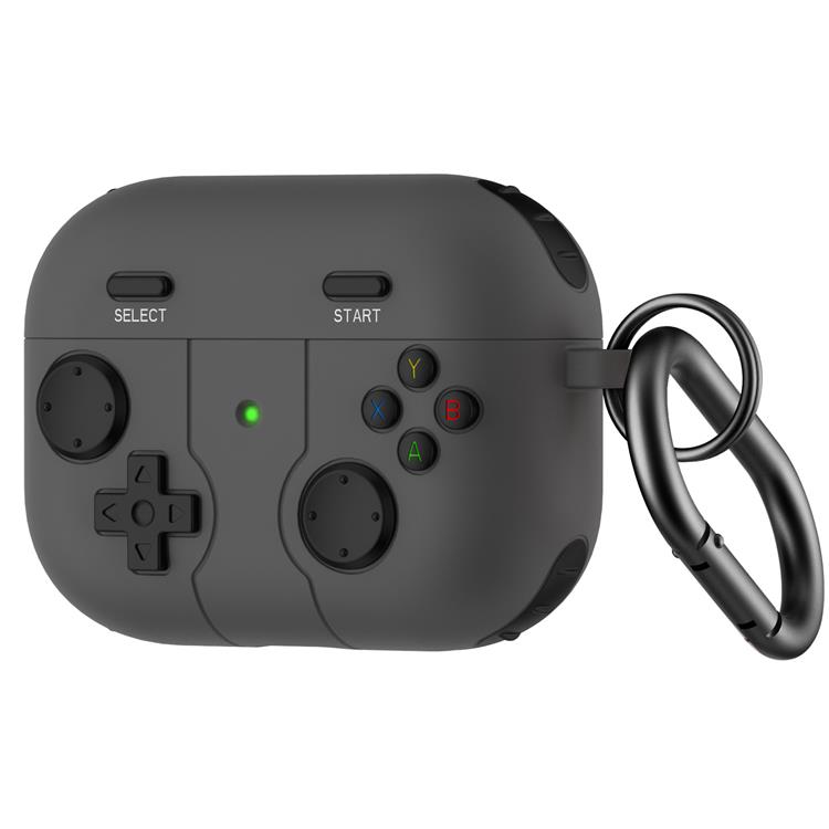 A-One Brand - AirPods Pro 2 Skal Gamepad Silicone - Svart