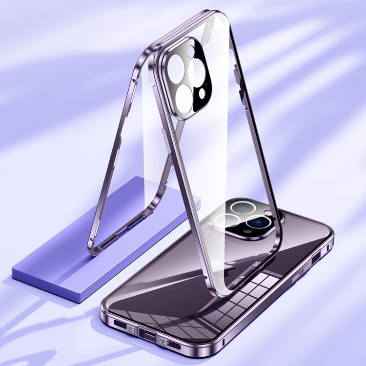 A-One Brand - iPhone 14 Pro Skal Metall Magnetic - Silver