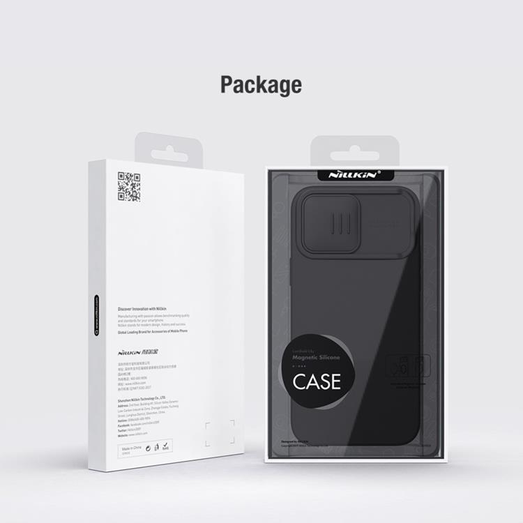 Nillkin - Nillkin iPhone 14 Pro Skal Magsafe Magnetic - Lila