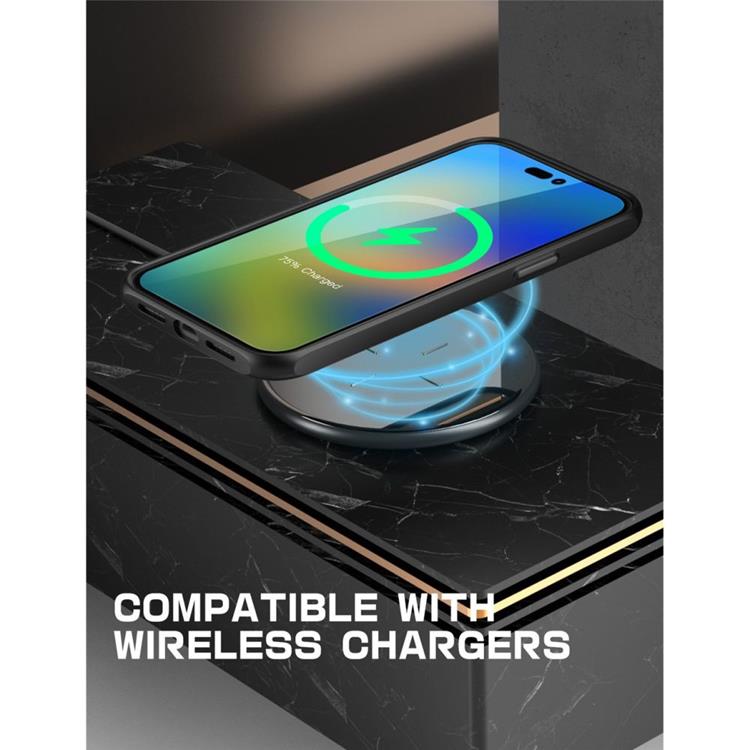 SupCase - Supcase iPhone 14 Pro Max Skal Ub Magsafe - Svart