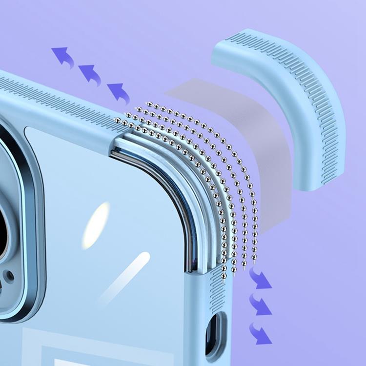 A-One Brand - iPhone 14 Pro Skal Anti-slip TPU - Lila
