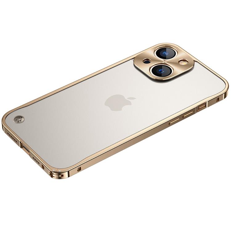 A-One Brand - iPhone 14 Skal Metall Slim - Guld