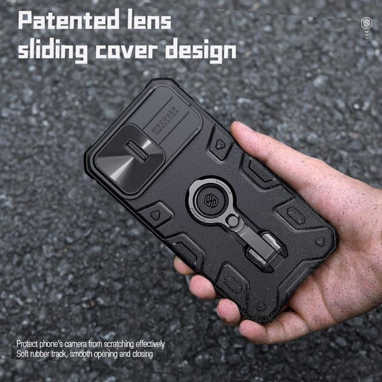 Nillkin - Nillkin iPhone 14 Pro Max Skal Ringhållare Armor Pro - Svart