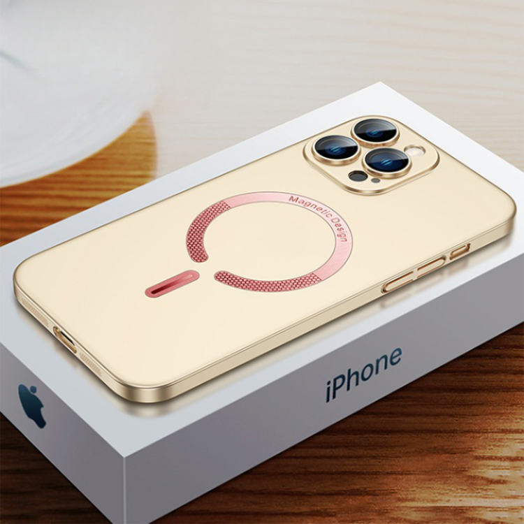A-One Brand - iPhone 14 Pro Skal Magsafe Ultra Thin - Guld
