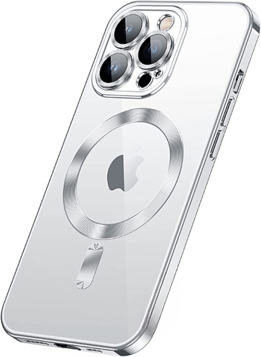 A-One Brand - Electroplating Magsafe Skal iPhone 14 - Silver