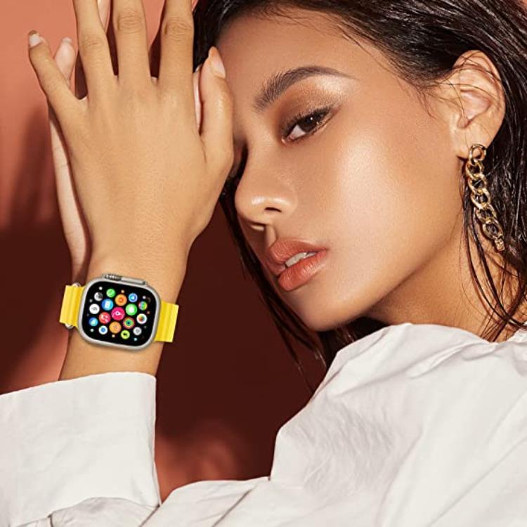 A-One Brand - Apple Watch Ultra/SE/8/7/6/5/4 Band (49/45/44/42mm) Ocean - Gul