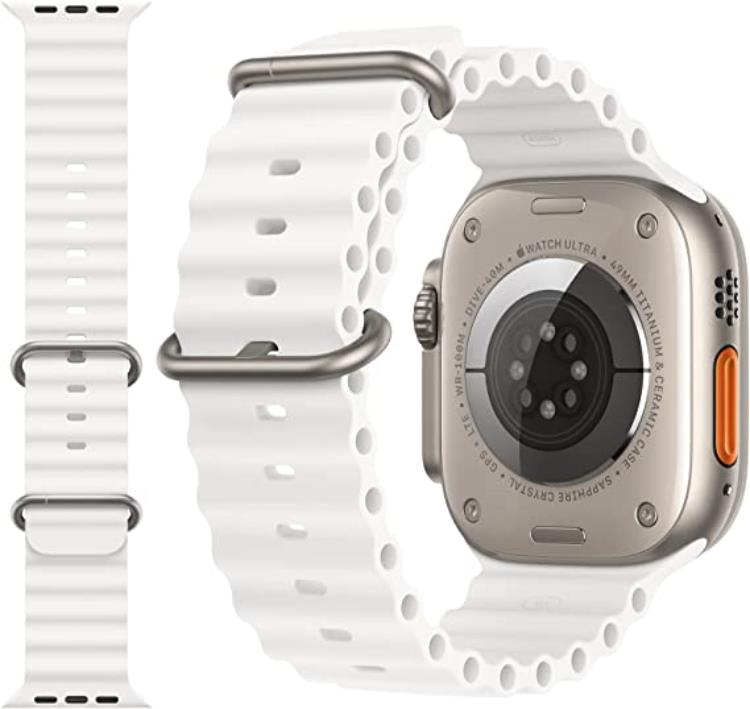 A-One Brand - Apple Watch Ultra/SE/8/7/6/5/4 Band (49/45/44/42mm) Ocean - Vit