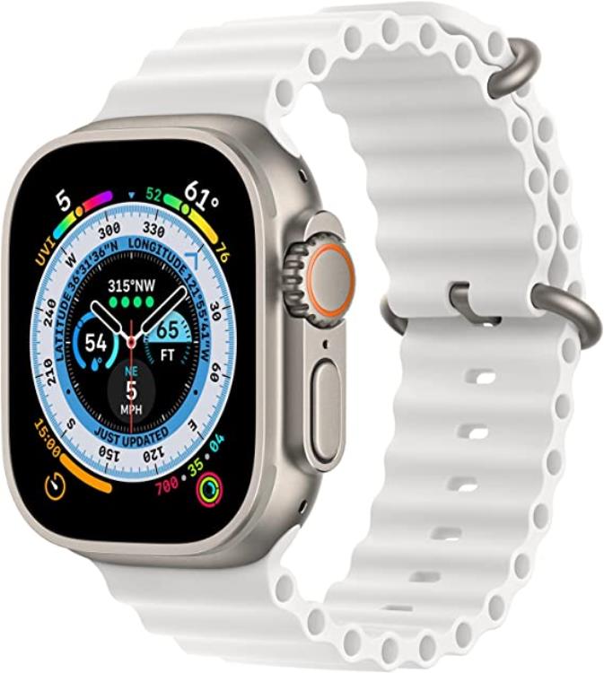 A-One Brand - Apple Watch Ultra/SE/8/7/6/5/4 Band (49/45/44/42mm) Ocean - Vit