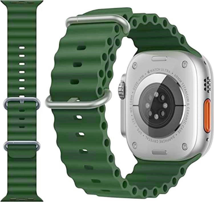 A-One Brand - Apple Watch Ultra/SE/8/7/6/5/4 Band (49/45/44/42mm) Ocean - Cyprus Grön