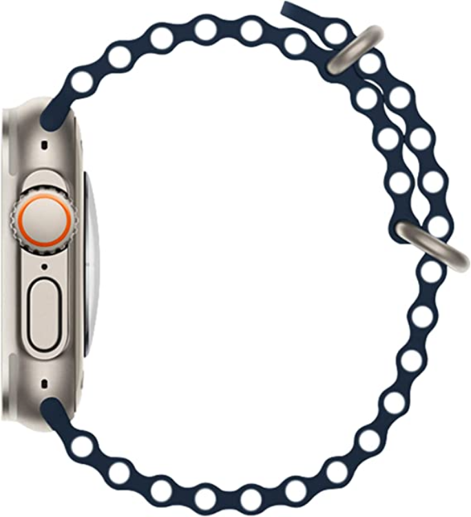 A-One Brand - Apple Watch Ultra/SE/8/7/6/5/4 Band (49/45/44/42mm) Ocean - Midnight