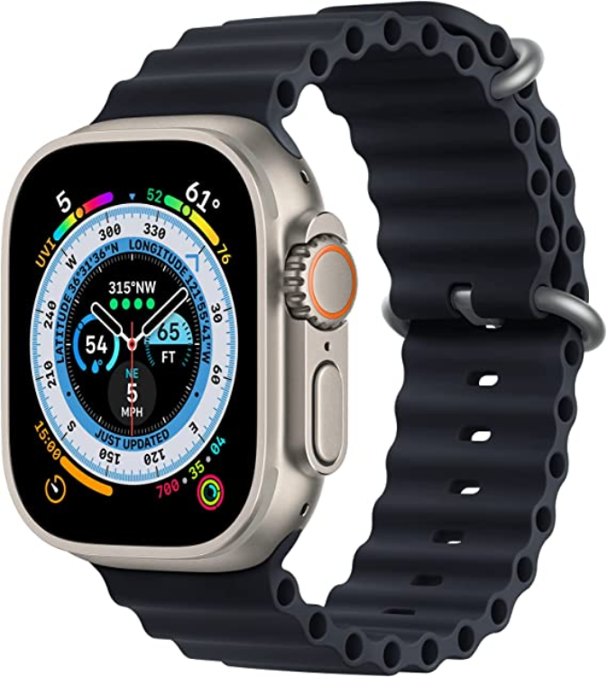 A-One Brand - Apple Watch Ultra/SE/8/7/6/5/4 Band (49/45/44/42mm) Ocean - Midnight