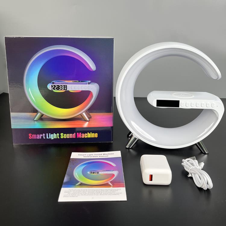 A-One Brand - Multifunktionel N69 Trådlös Laddare 15W Bluetooth Högtalare - Svart