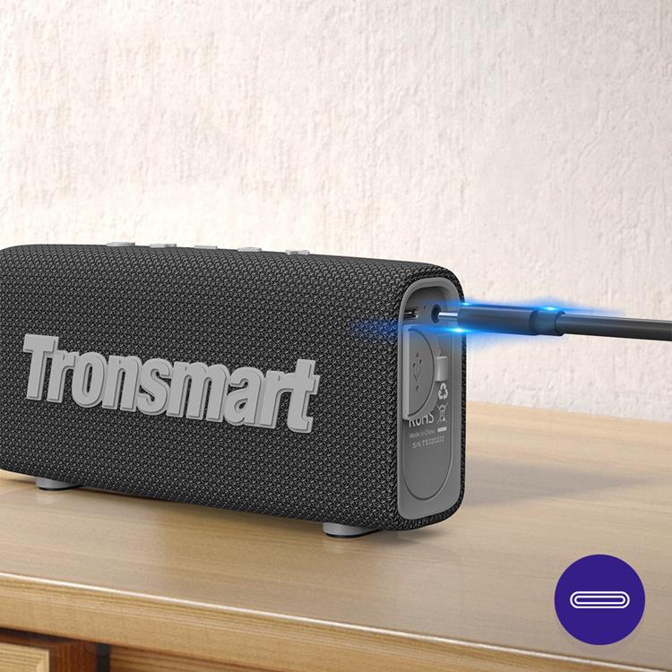 Tronsmart - Tronsmart Trip Trådlös Bluetooth 5.3 Högtalare Vattentät IPX7 10W - Blå