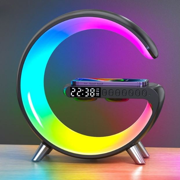 A-One Brand - Multifunktionel N69 Trdls Laddare 15W Bluetooth Hgtalare - Svart
