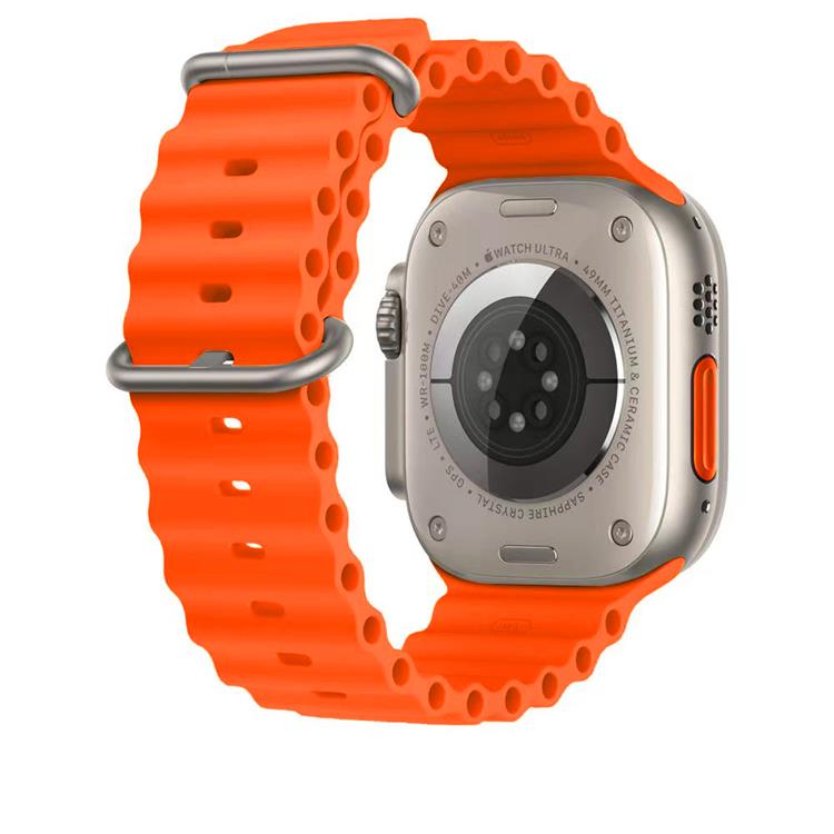 A-One Brand - Apple Watch 4/5/6/7/8/SE Band (38/40/41mm) Ocean - Orange