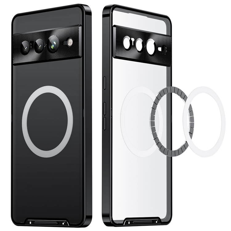 A-One Brand - Google Pixel 7 Pro Skal Magsafe Magnetic Metall - Svart