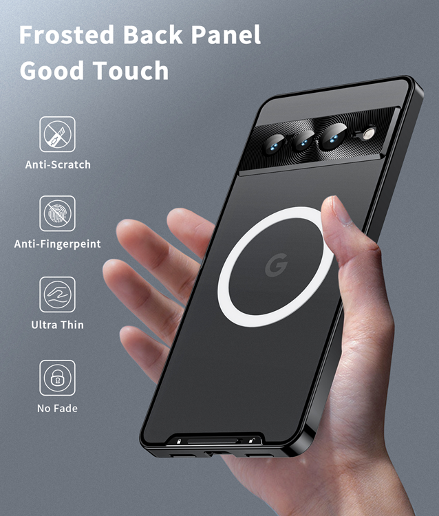 A-One Brand - Google Pixel 7 Pro Skal Magsafe Magnetic Metall - Svart