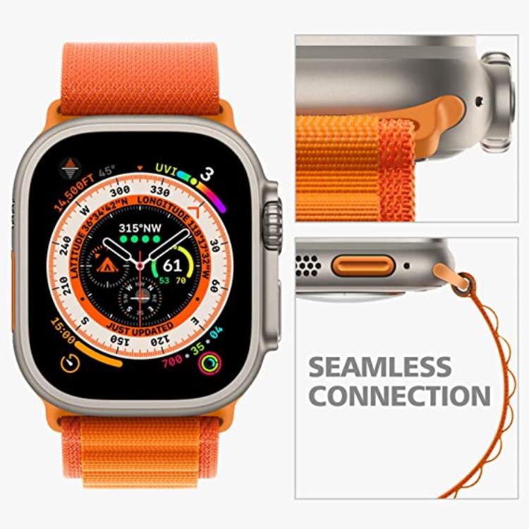 A-One Brand - Apple Watch Ultra/SE/8/7/6/5/4 Band (49/45/44mm) Loop - Orange
