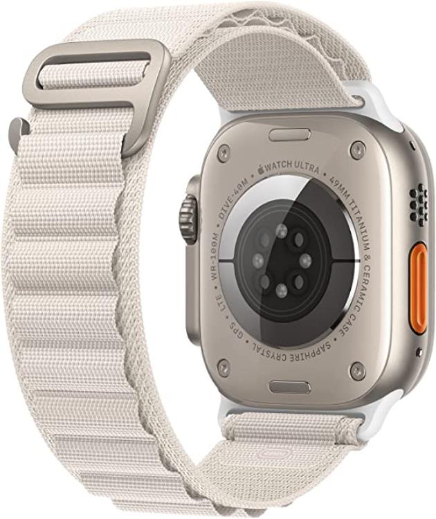 A-One Brand - Apple Watch Ultra/SE/8/7/6/5/4 Band (49/45/44mm) Loop - StarLight