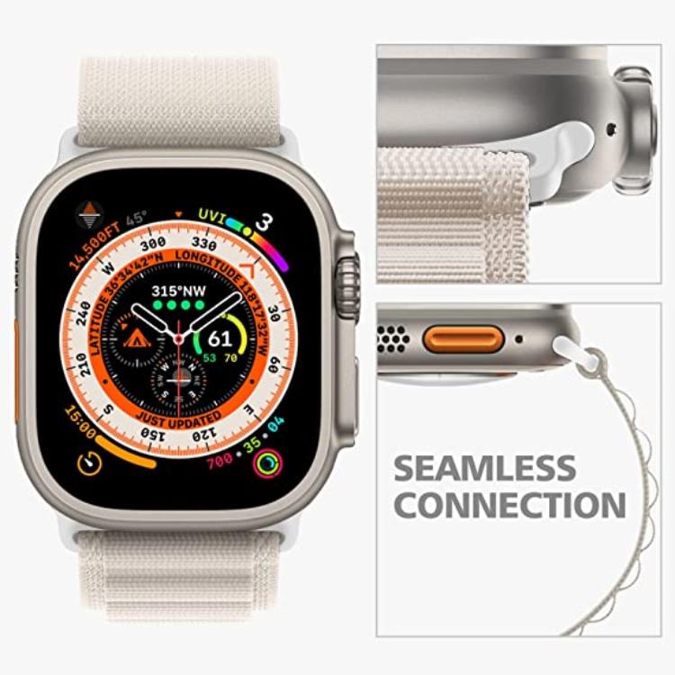 A-One Brand - Apple Watch Ultra/SE/8/7/6/5/4 Band (49/45/44mm) Loop - StarLight