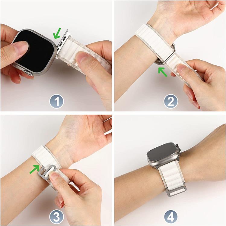 A-One Brand - Apple Watch Ultra/SE/8/7/6/5/4 Band (49/45/44mm) Loop - StarLight