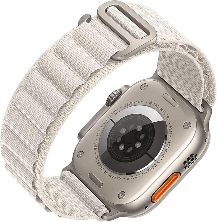A-One Brand - Apple Watch Ultra/SE/8/7/6/5/4 Band (49/45/44mm) Loop - StarLight