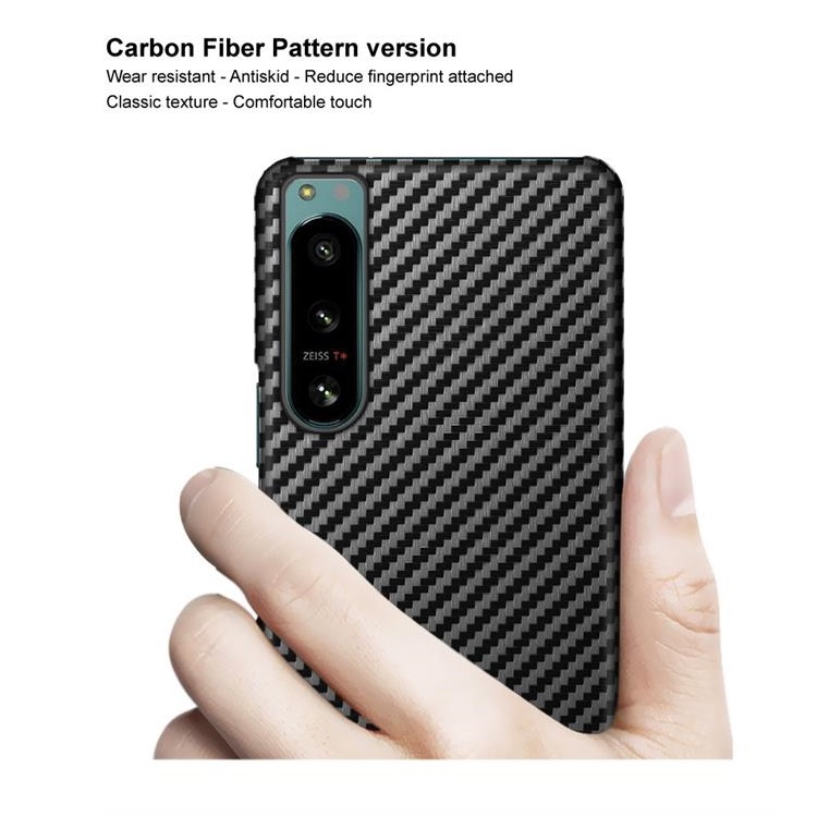 Imak - IMAK Sony Xperia 5 IV Skal Carbon Fiber Ruiyi - Svart