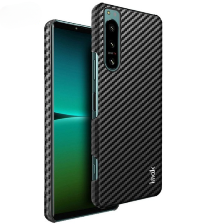Imak - IMAK Sony Xperia 5 IV Skal Carbon Fiber Ruiyi - Svart