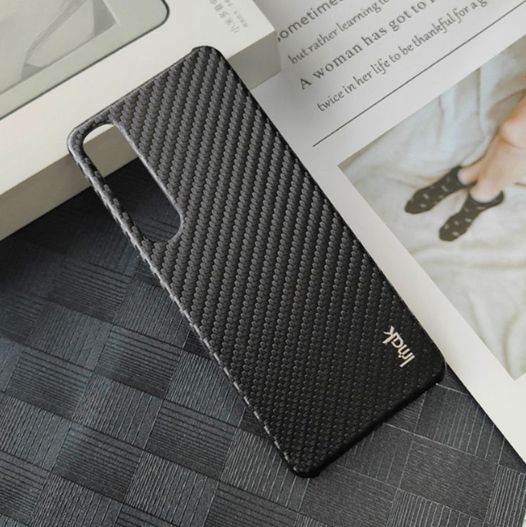 Imak - IMAK Sony Xperia 5 IV Skal Carbon Fiber Ruiyi - Svart