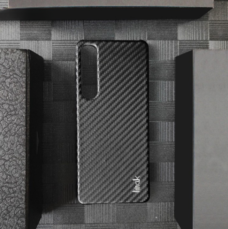 Imak - IMAK Sony Xperia 5 IV Skal Carbon Fiber Ruiyi - Svart