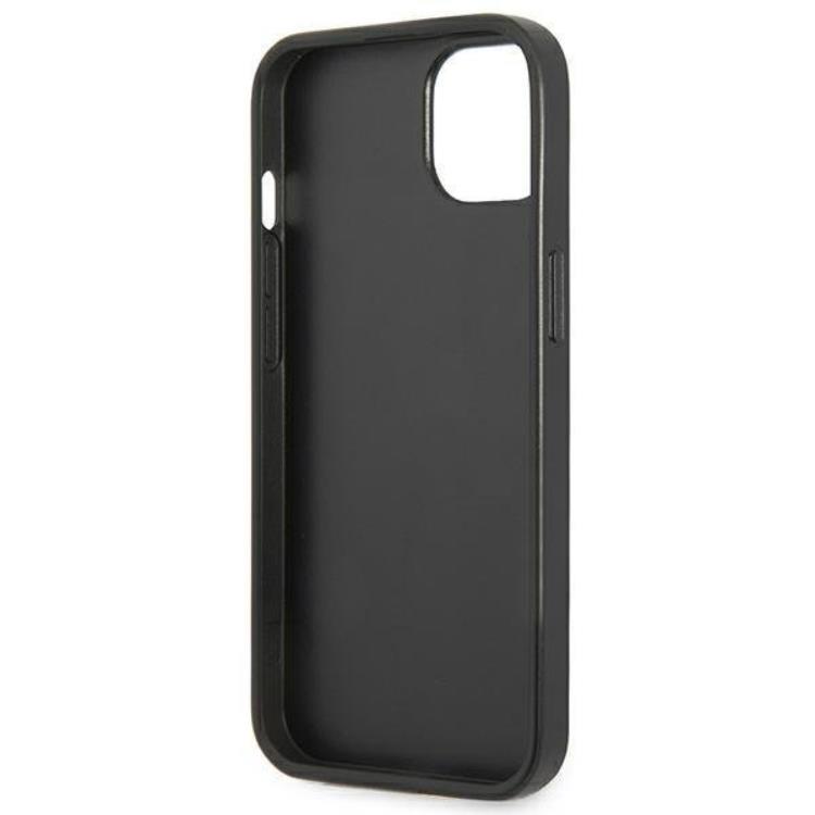 Guess - Guess iPhone 13 Skal Korthållare 4G Triangle Logo - Svart